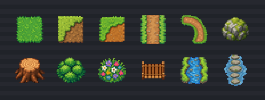 Modular Forest Tiles 32x32 preview